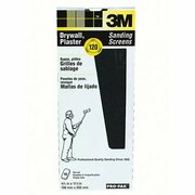 3M 4-3/16"x11-1/4" Drywall Adhesives Die-Cut Sanding Screen 120-Gr, PK 10 99438